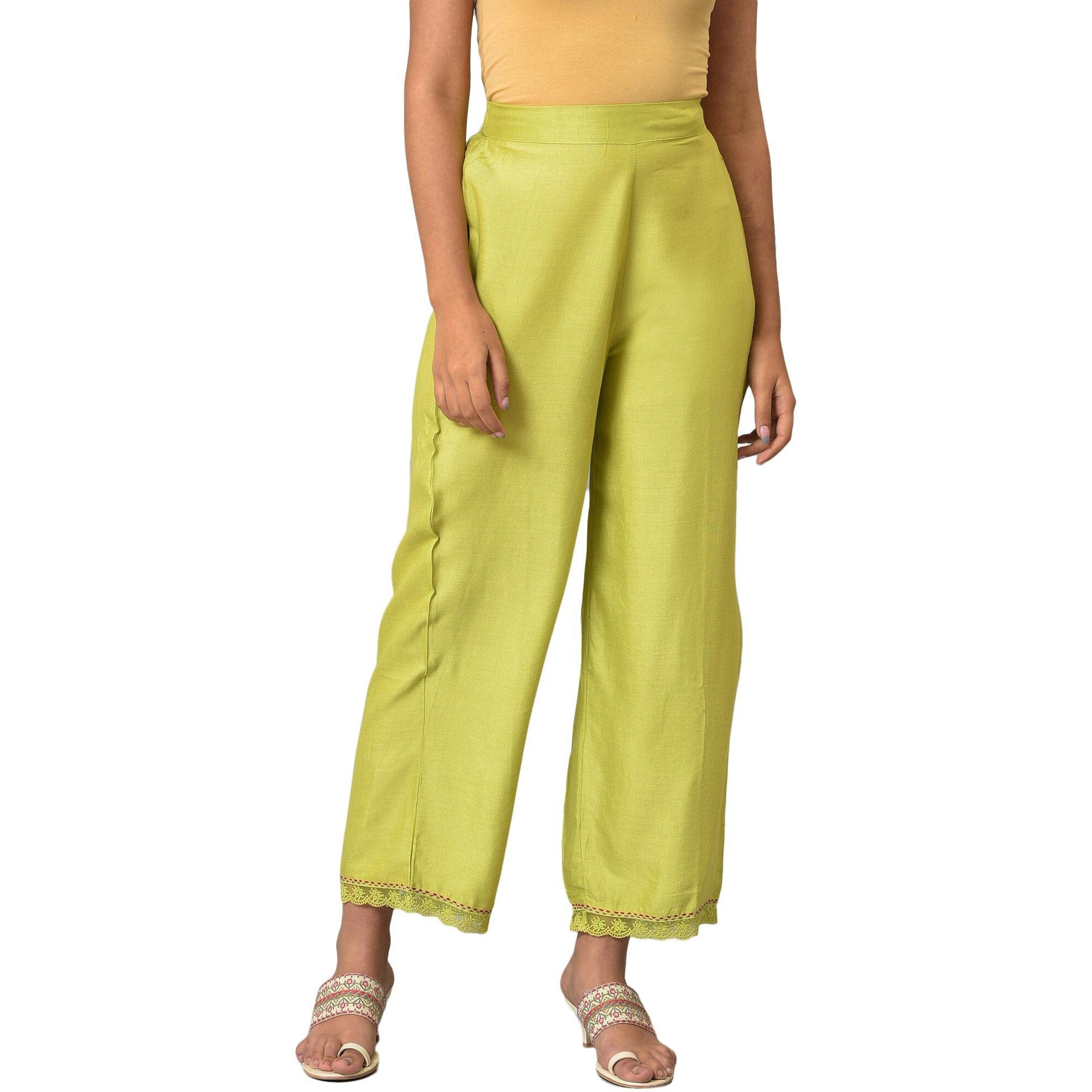 W Strechable Straight Pants For Women | Trousers For Women | W For Woman