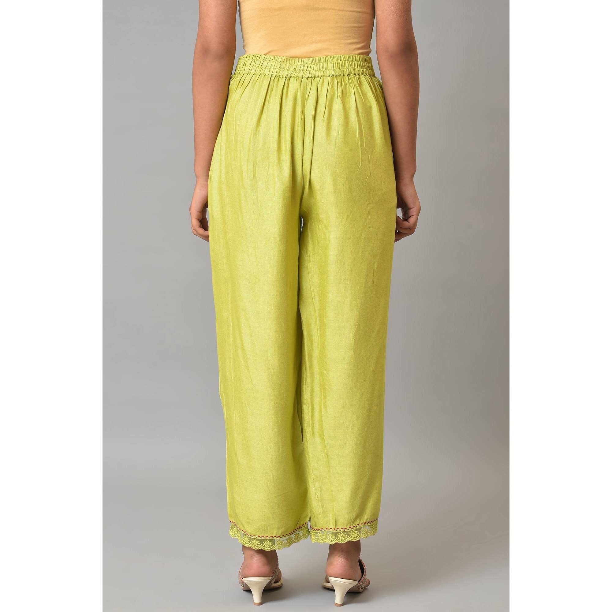 W Strechable Straight Pants For Women | Trousers For Women | W For Woman