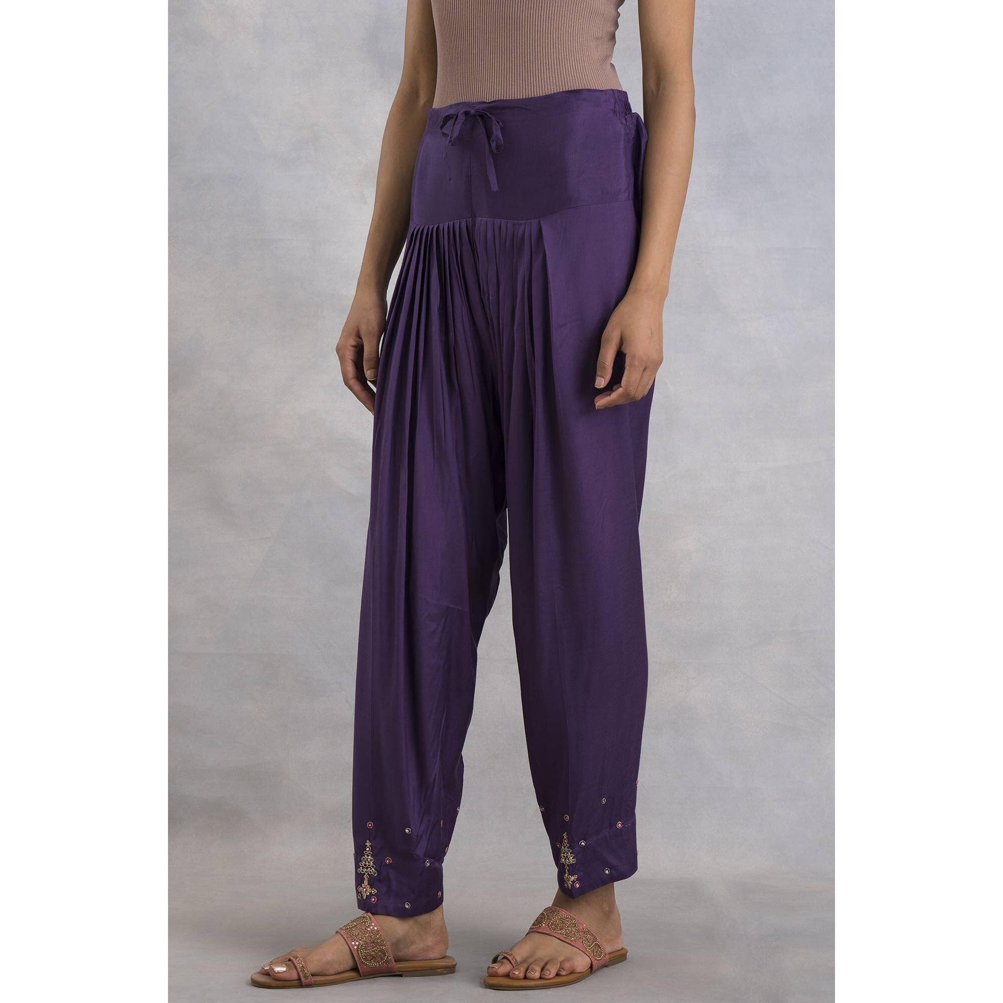 Folksong Strechable Salwar For Women | Patiala Pants For Women | W For Woman