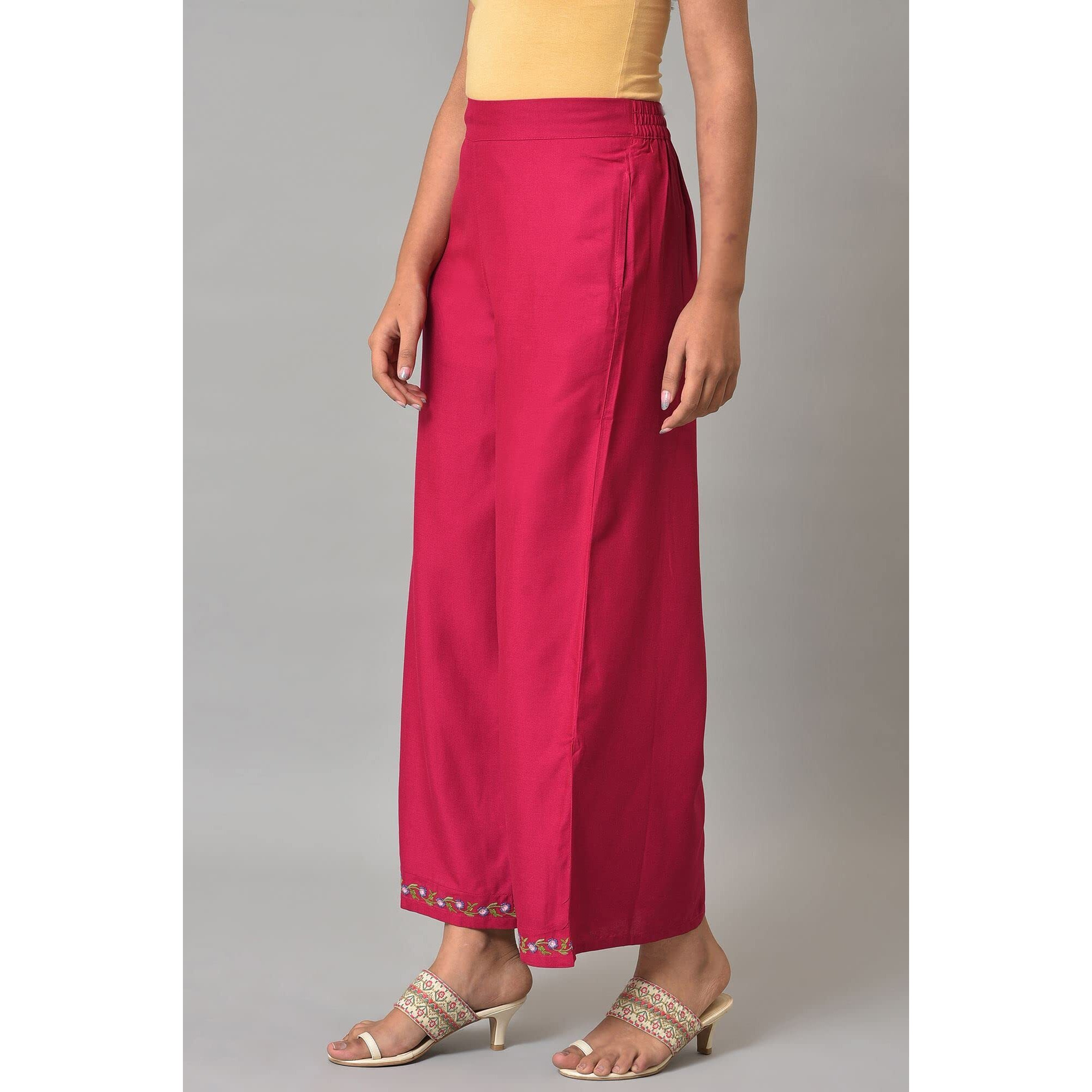 W For Woman W Strechable Parallel Pants For Women | Trousers For Women