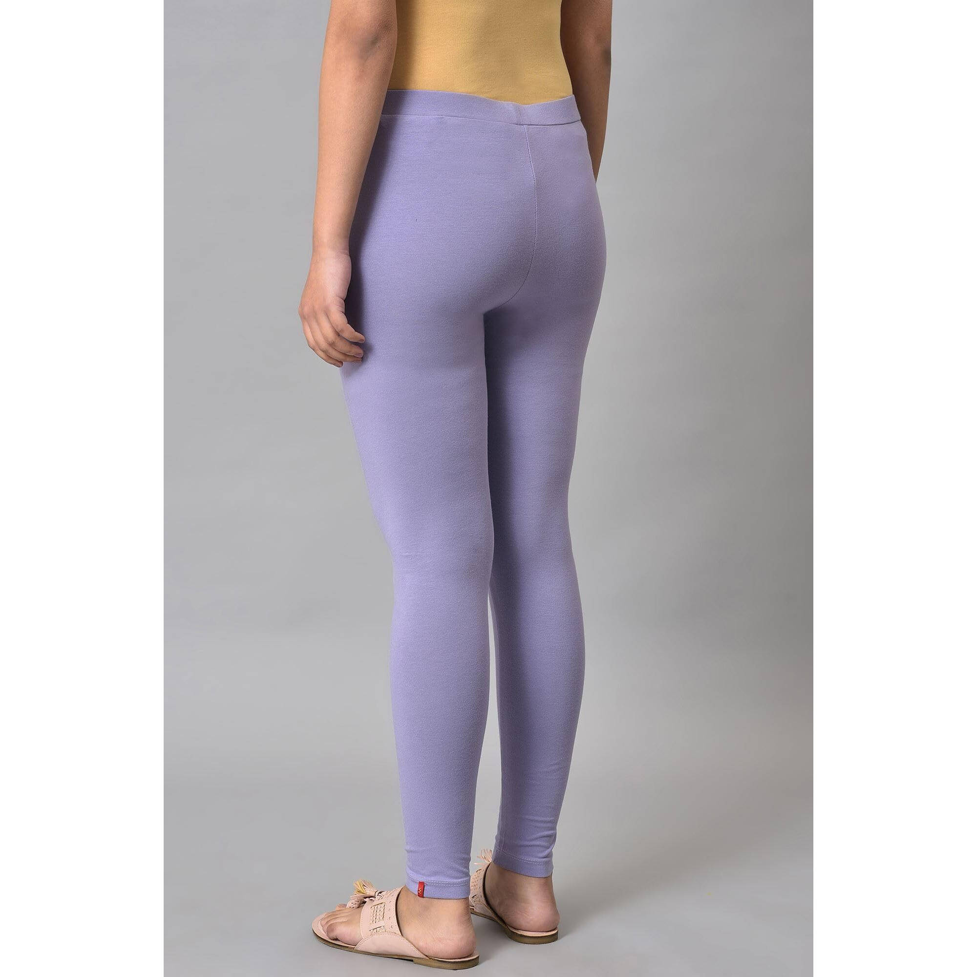 W For Woman Lilac Cotton Jersey Tights_23Few60105-218882_M_Wm