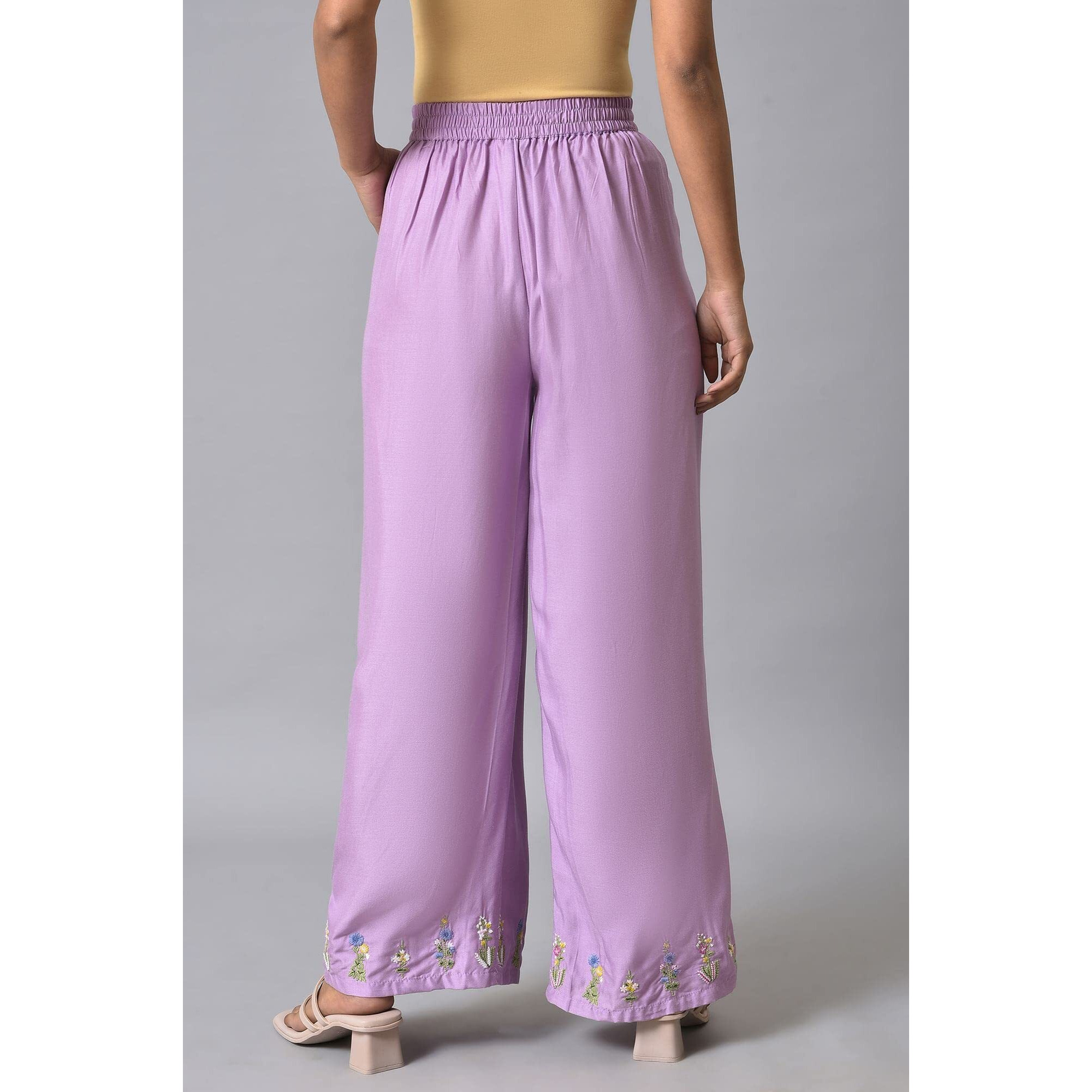 W For Woman W Strechable Parallel Pants For Women | Trousers For Women