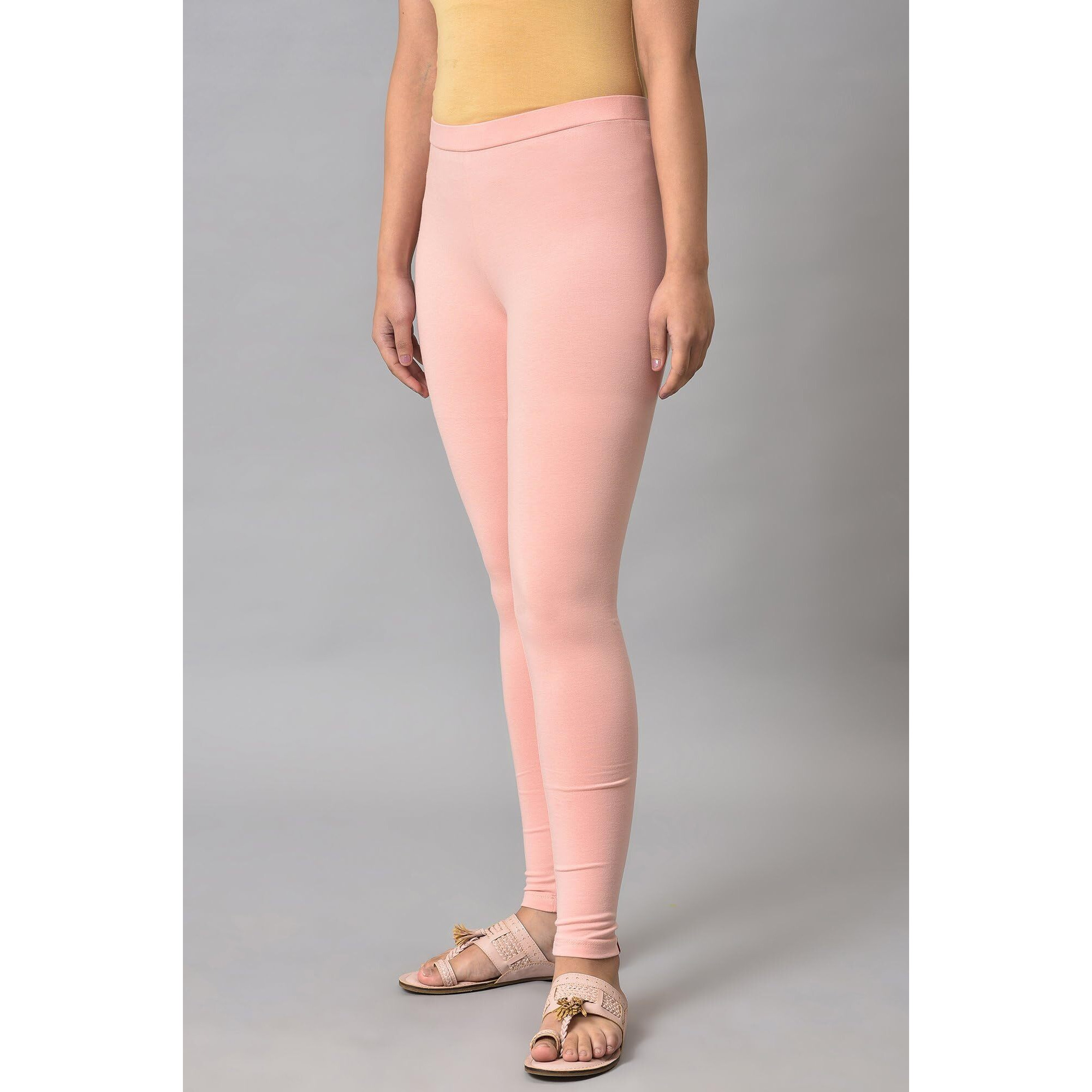 W For Woman Coral Cotton Jersey Tights_23Few60105-218896_S_Ws