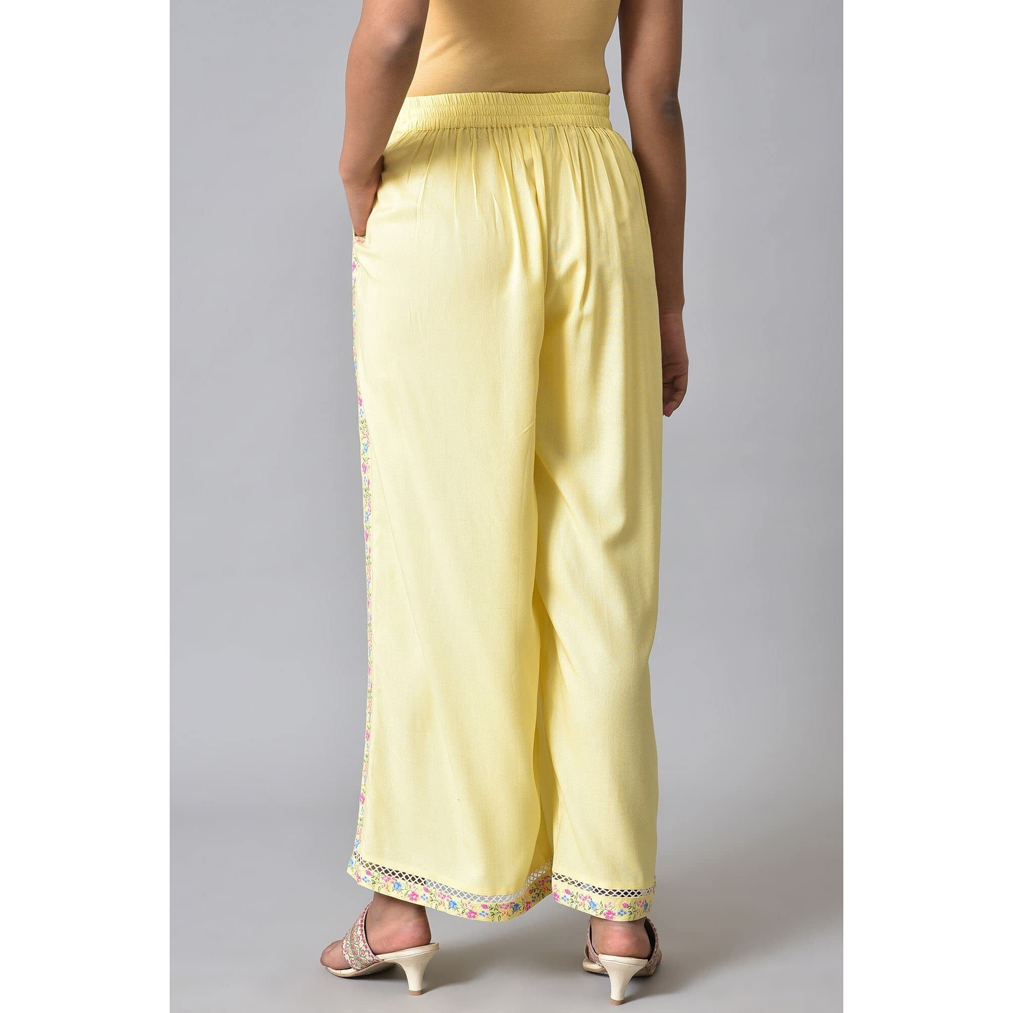 W Strechable Parallel Pants For Women | Trousers For Women | W For Woman