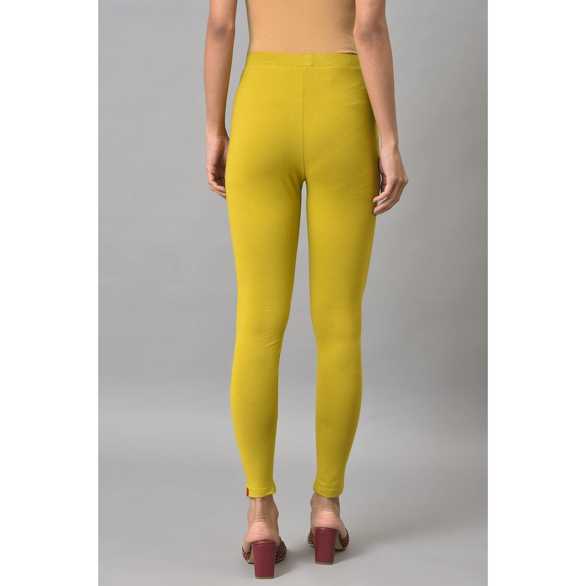 W For Woman Green Cotton Jersey Tights_23Few60105-219149_L_Wl