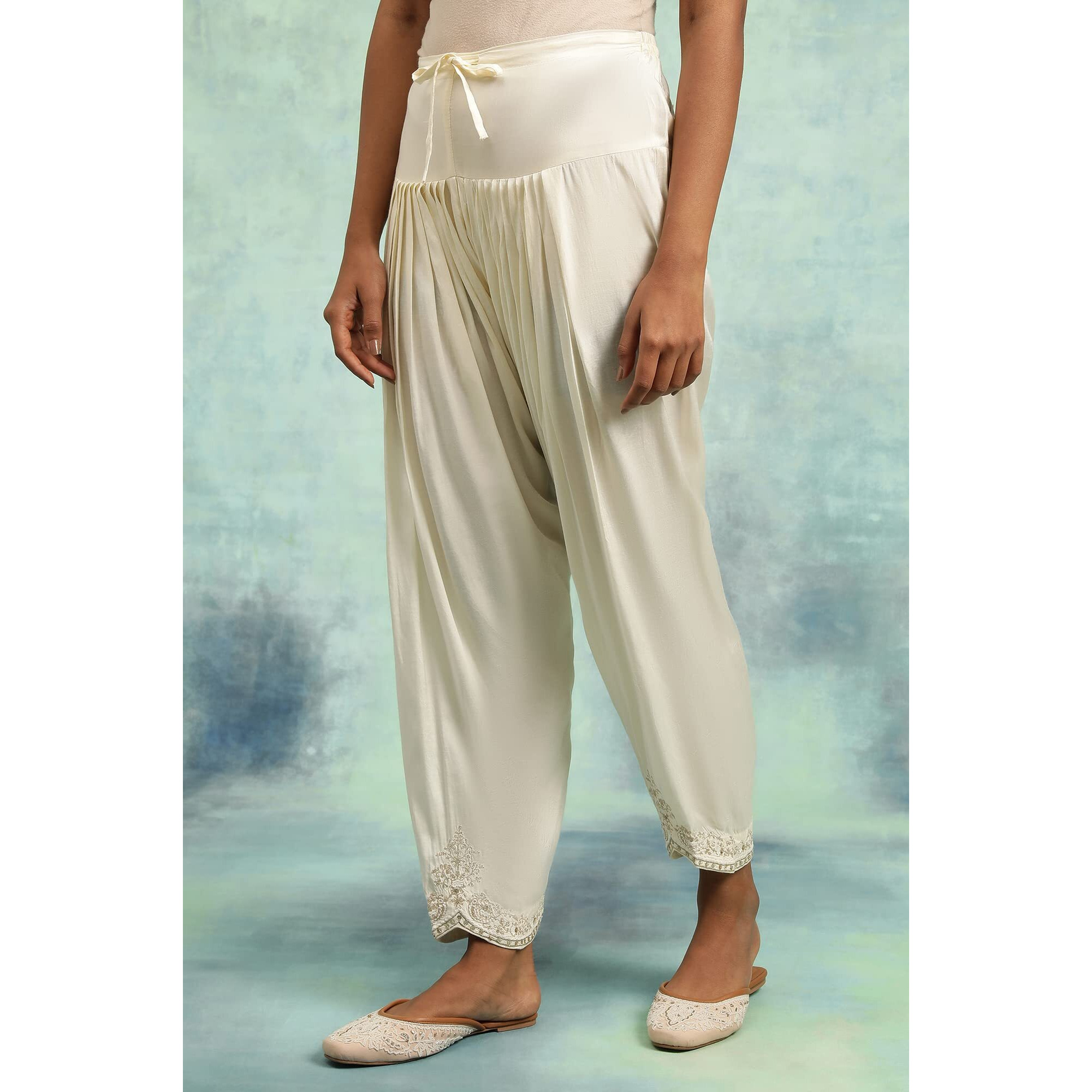 Folksong Strechable Salwar For Women | Patiala Pants For Women | W For Woman