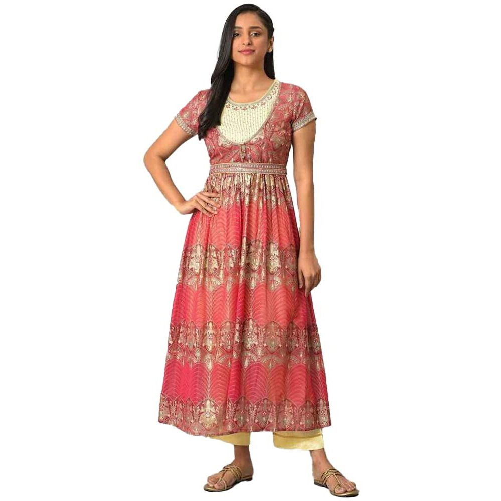 Aurelia Women's Polyester Clothing Set (23Fed10517-605154_Pink