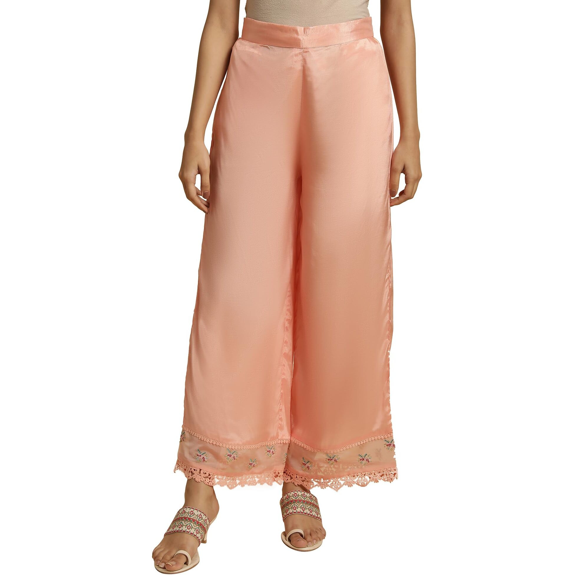 W Strechable Parallel Pants For Women | Trousers For Women | W For Woman