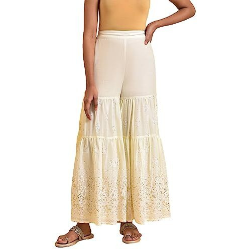 W Pure Cotton Strechable Sharara For Women | Pure Cotton Sharara For Women | W For Woman