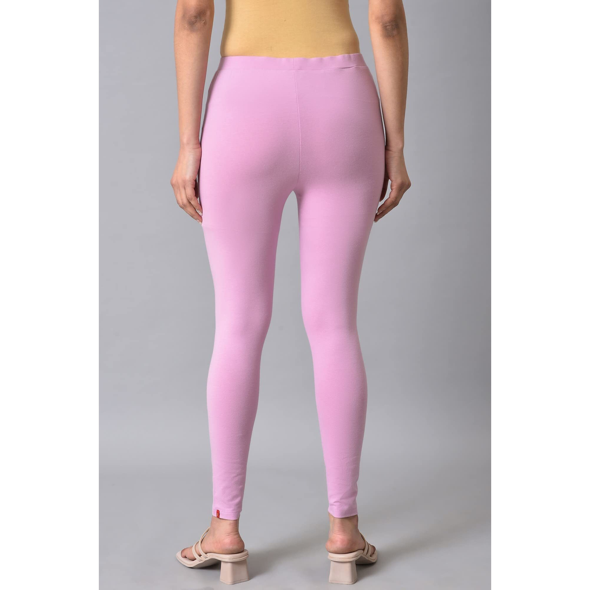 W For Woman Purple Cotton Jersey Tights_23Few60105-218841_L_Wl