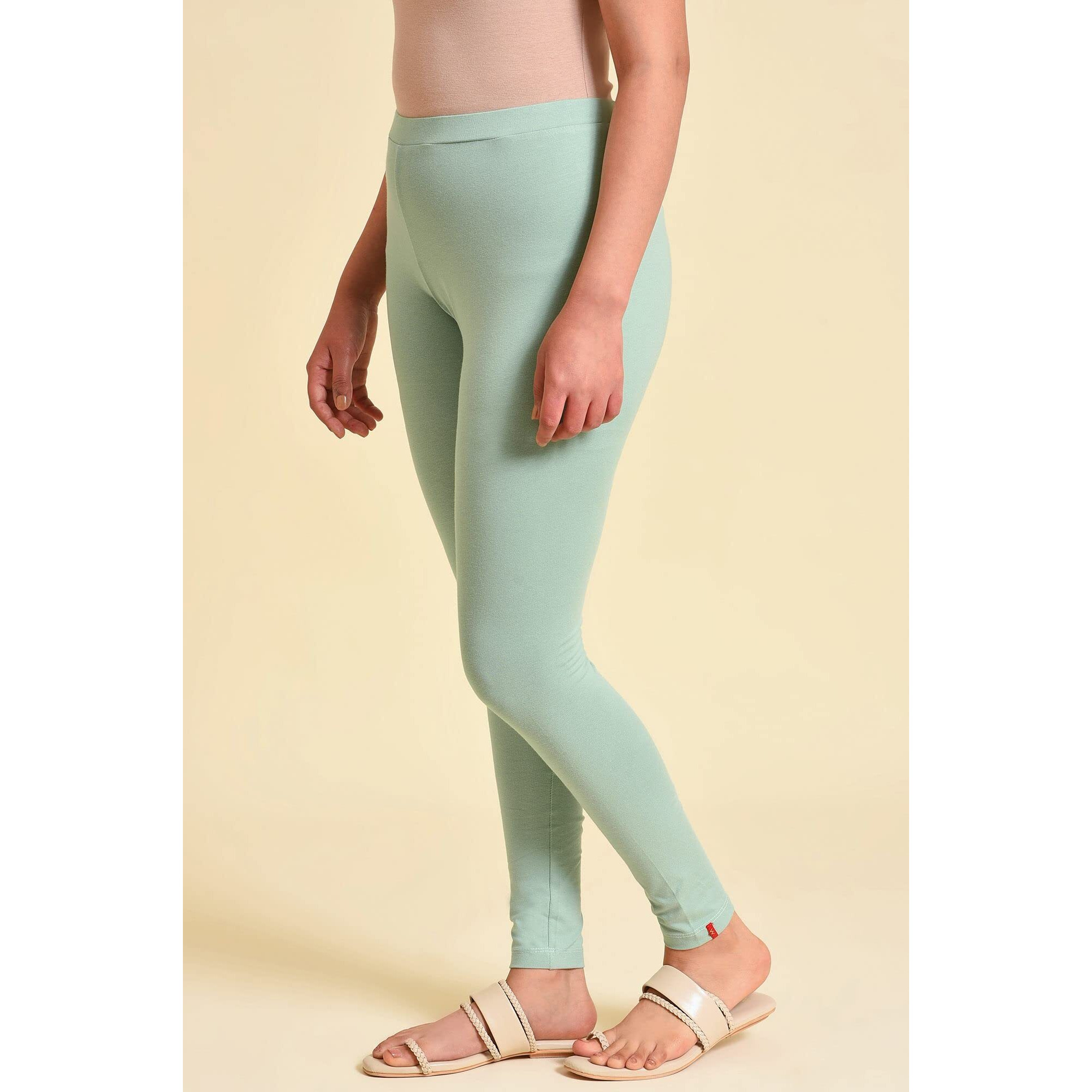 W For Woman Cameo Green Cotton Jersey Tights_23Few60105-218903_S_Ws