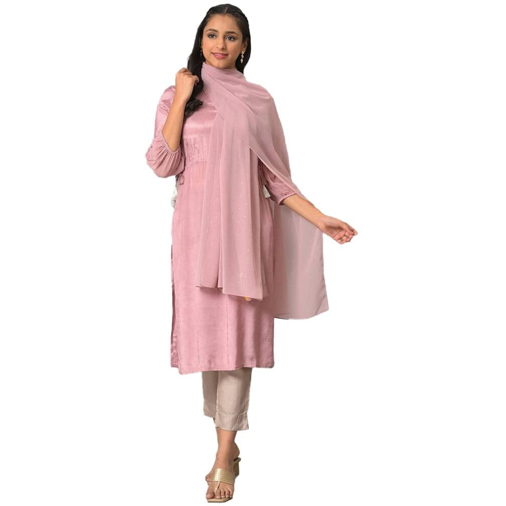 Aurelia Purple Printed Ethnic Dupatta