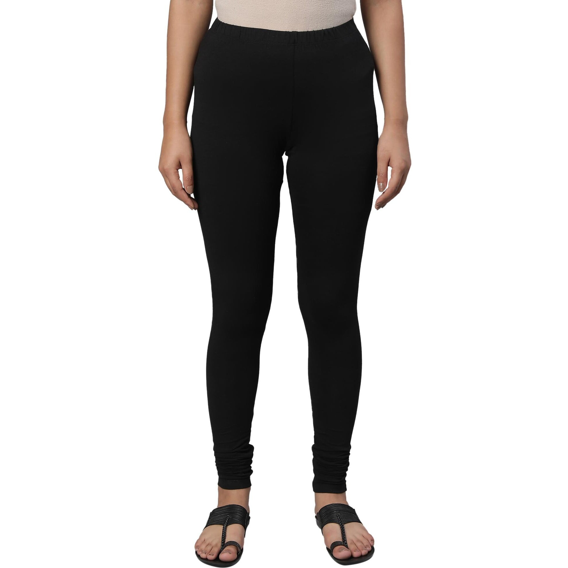 Aurelia Cotton Lycra Churidar For Women | Ankle Length Churidar For Women | Cotton Leggings For Women | Lycra Leggings For Women | Leggings For Women
