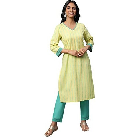 Yellow Printed Summer Kurta Set
