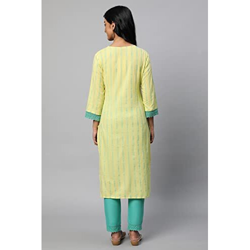 Yellow Printed Summer Kurta Set