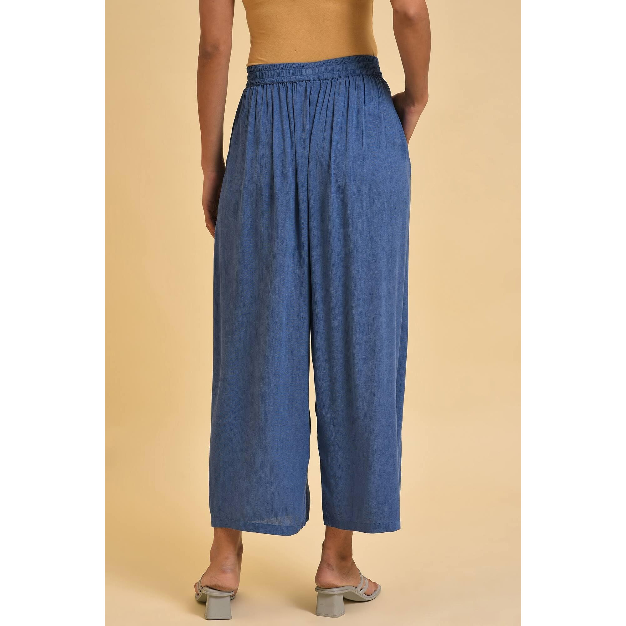 W Strechable Parallel Pants For Women | Trousers For Women | W For Woman