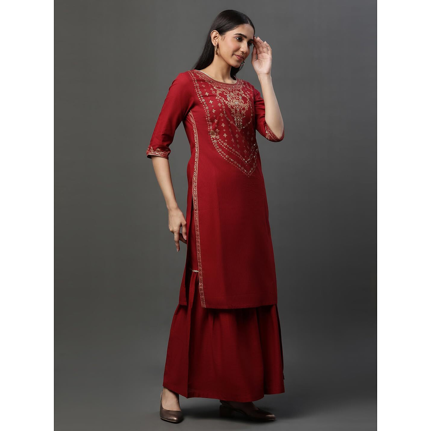 Aurelia Men's Cotton Kurta Set (23Auas14546-507685