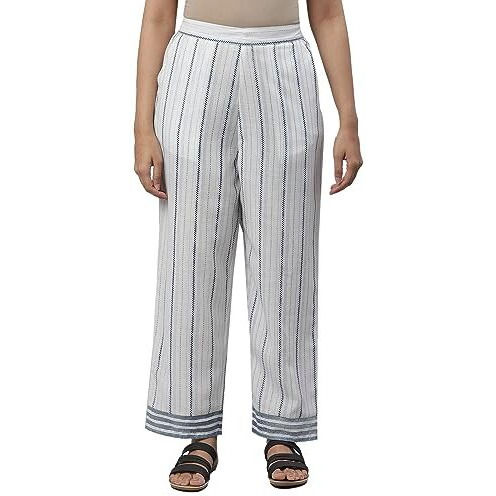Aurelia Printed Strechable Palazzo Pants For Women | Ankle Length Palazzo Pants For Women