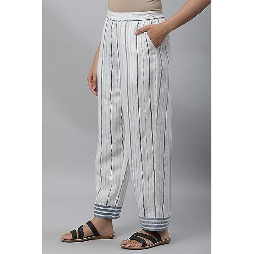 Aurelia Printed Strechable Palazzo Pants For Women | Ankle Length Palazzo Pants For Women