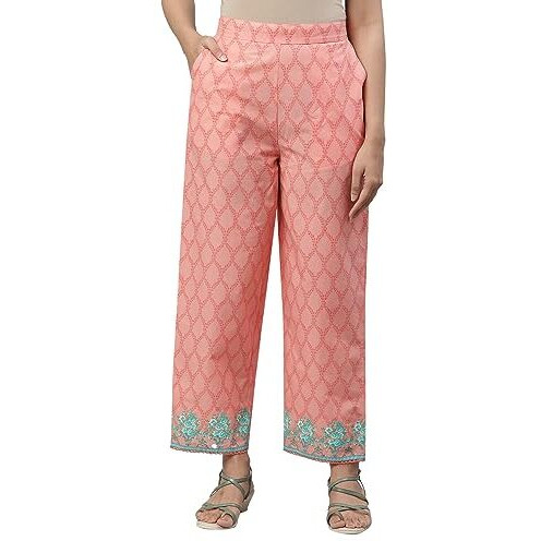 Aurelia Printed Pure Cotton Strechable Palazzo Pants For Women | Ankle Length Palazzo Pants For Women | Pure Cotton Palazzo Pants For Women