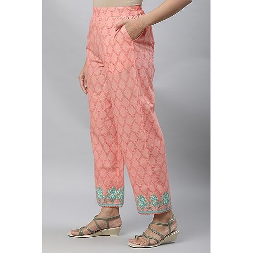 Aurelia Printed Pure Cotton Strechable Palazzo Pants For Women | Ankle Length Palazzo Pants For Women | Pure Cotton Palazzo Pants For Women