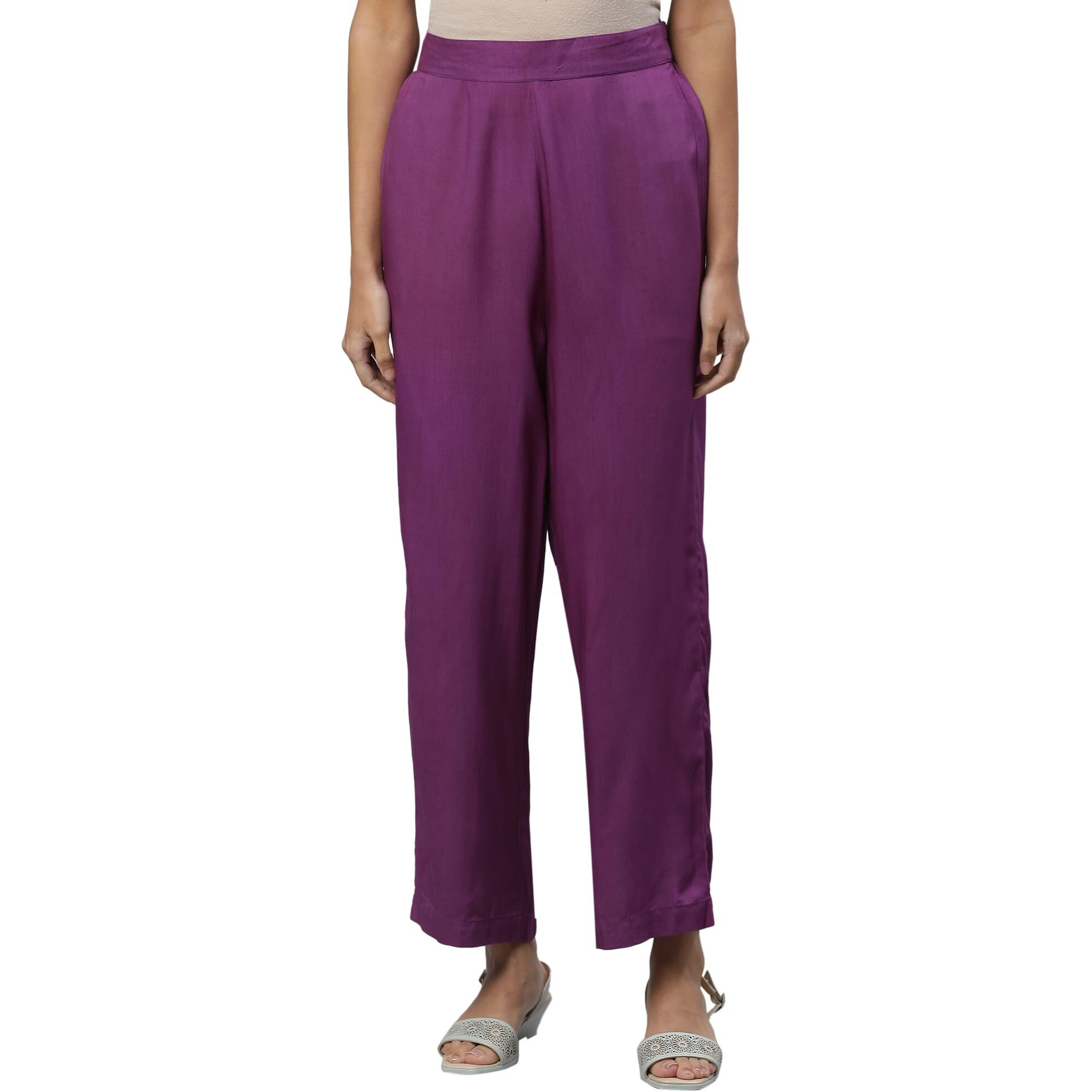Aurelia Strechable Palazzo Pants For Women | Ankle Length Palazzo Pants For Women
