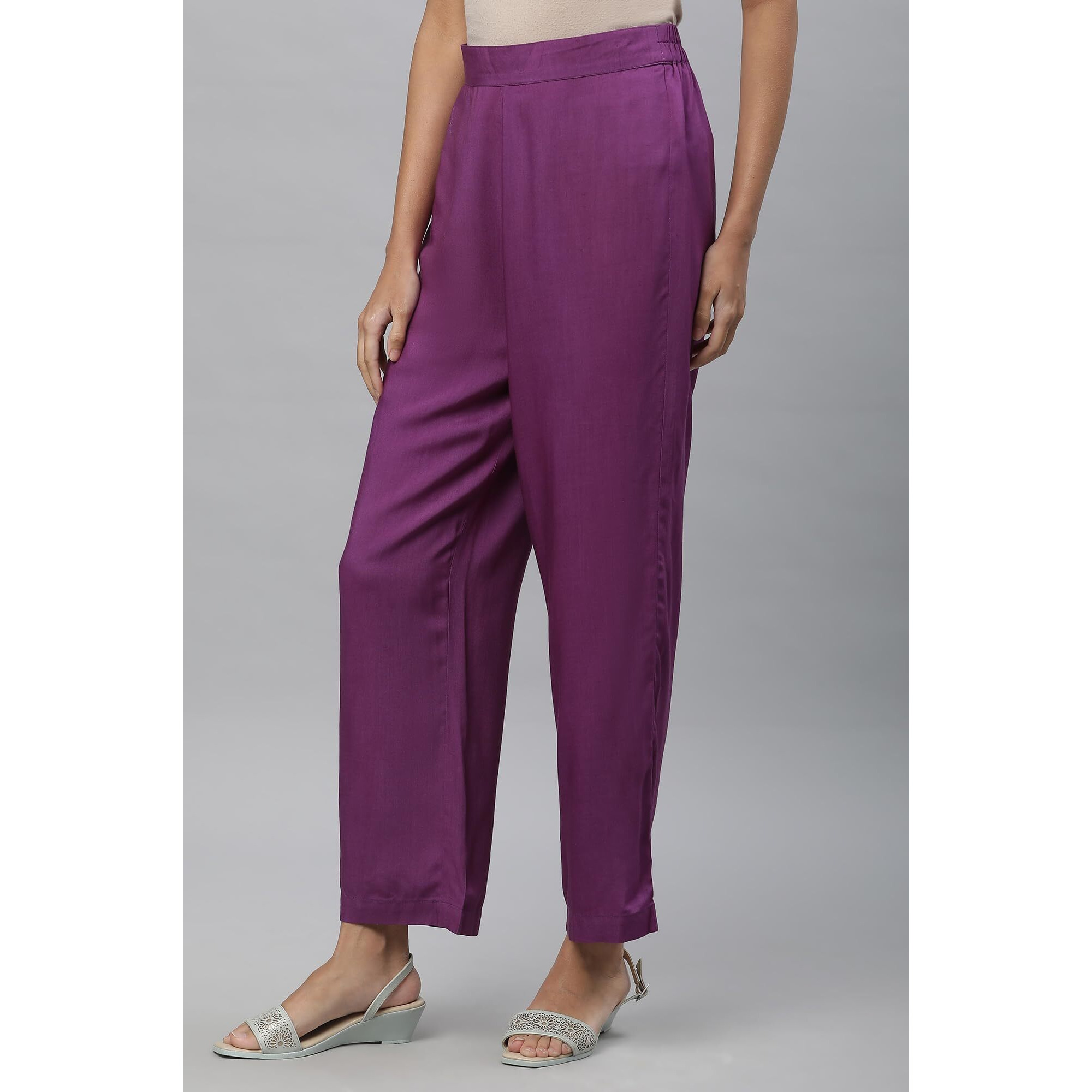 Aurelia Strechable Palazzo Pants For Women | Ankle Length Palazzo Pants For Women