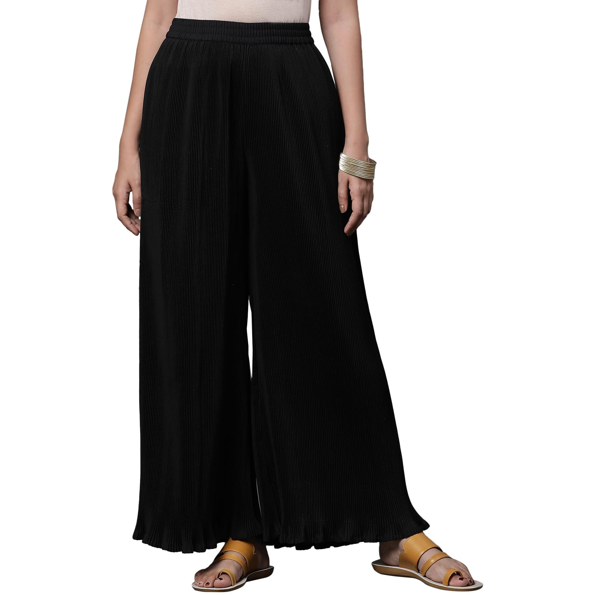 Aurelia Strechable Palazzo Pants For Women | Ankle Length Palazzo Pants For Women