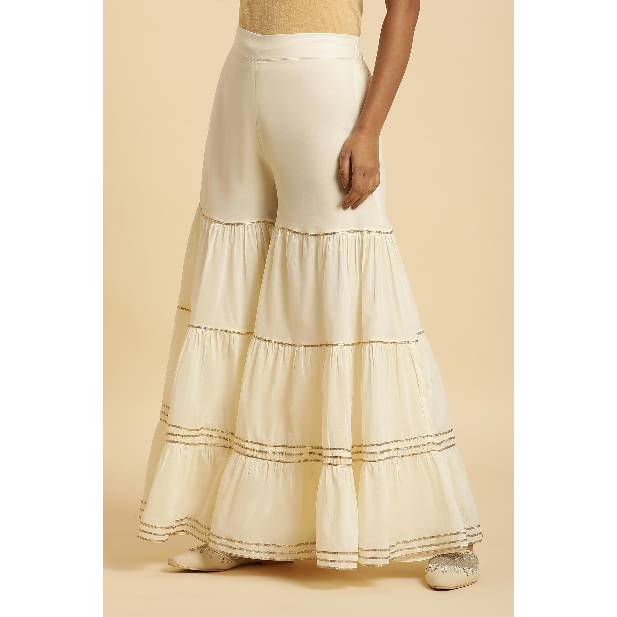 W Pure Cotton Sharara For Women | Pure Cotton Sharara For Women | W For Woman