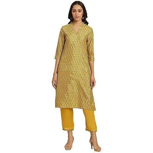 W For Woman Kurta & Straight Pant_23Austws10095-119942_M