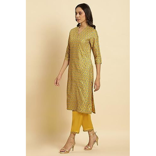 W For Woman Kurta & Straight Pant_23Austws10095-119942_M
