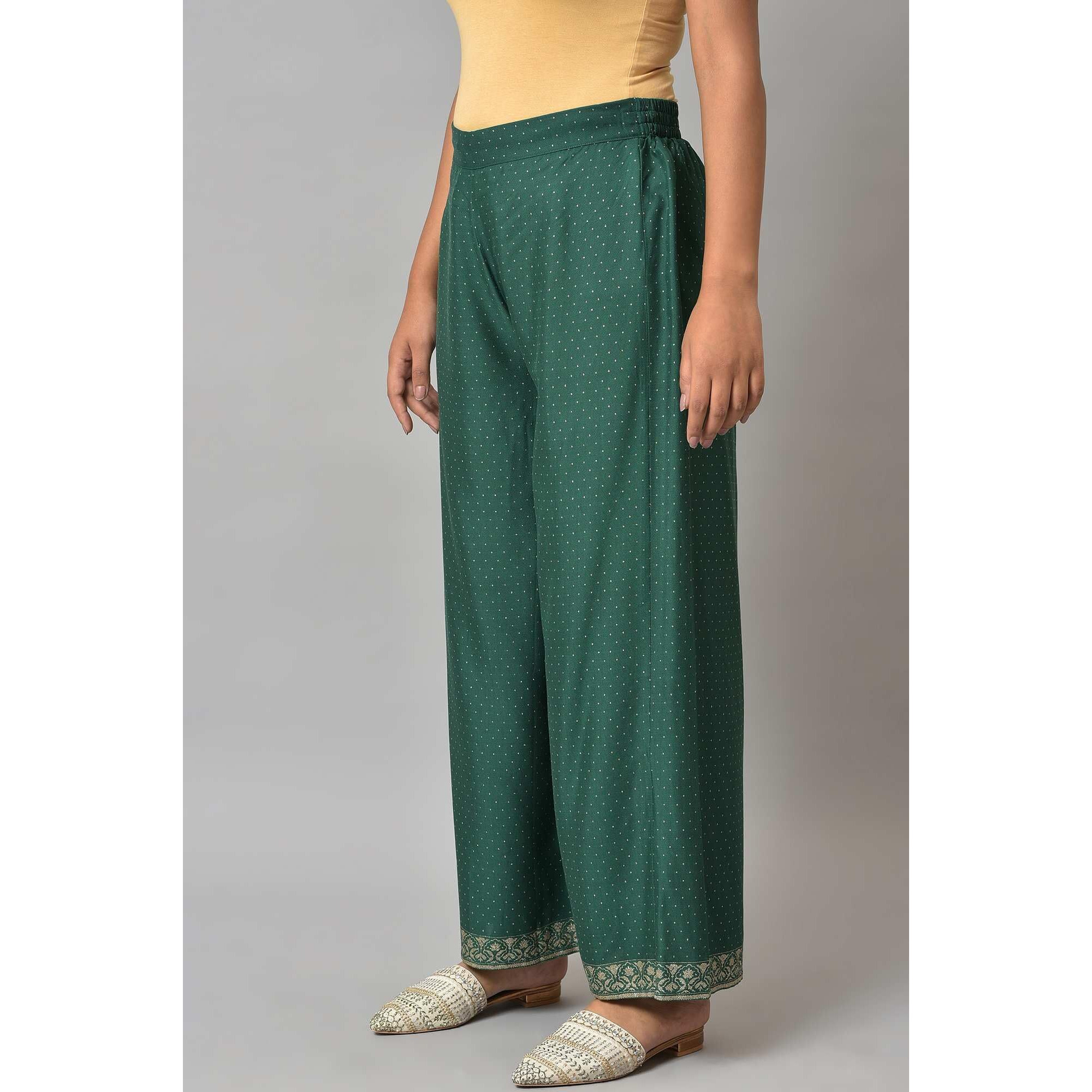W Strechable Parallel Pants For Women | Trousers For Women | W For Woman