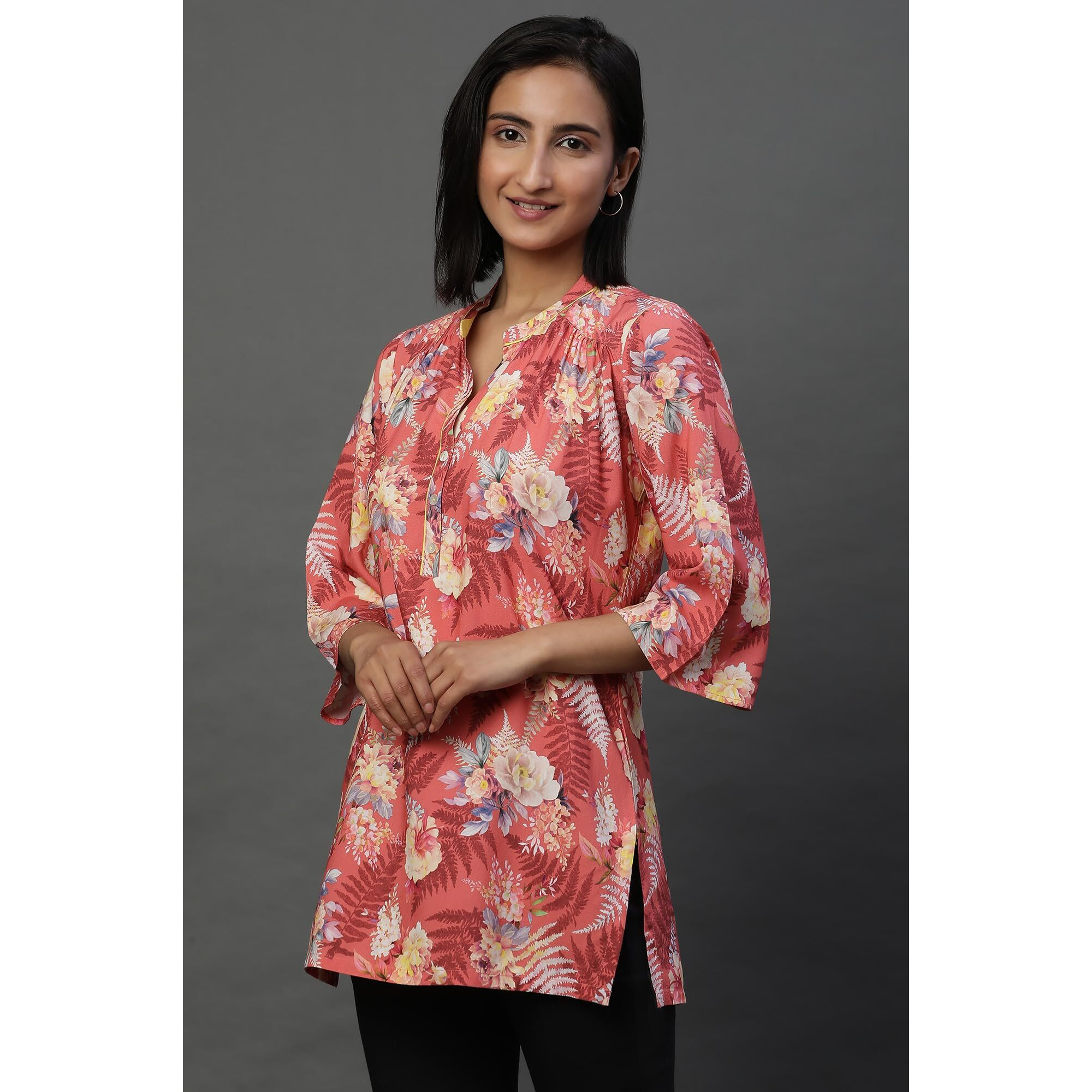 Aurelia Women's Cotton Kurti (24Fea30438_Red