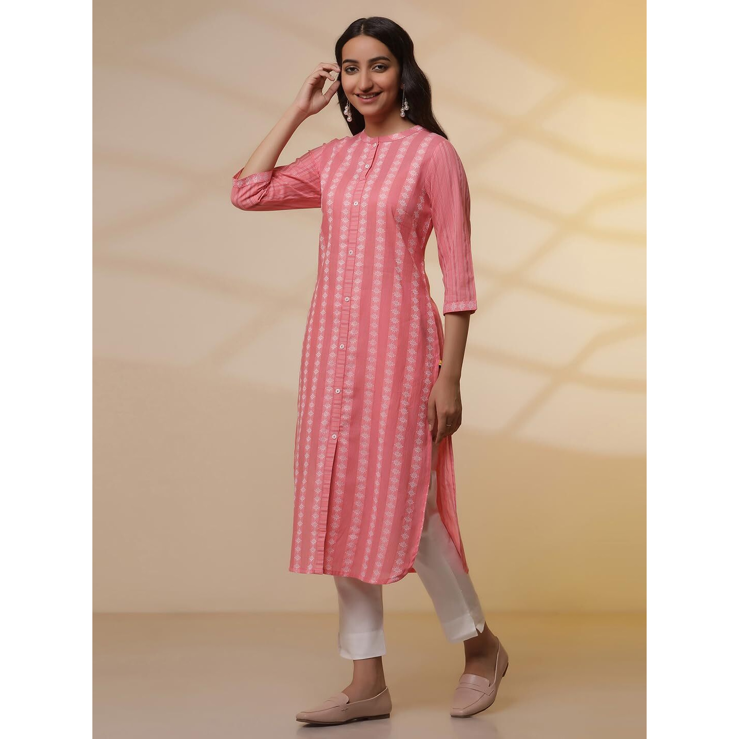 Aurelia Women Straight Cotton Blend Kurta Set With Trousers & Dupatta_24Onas14845-702782_2Xl