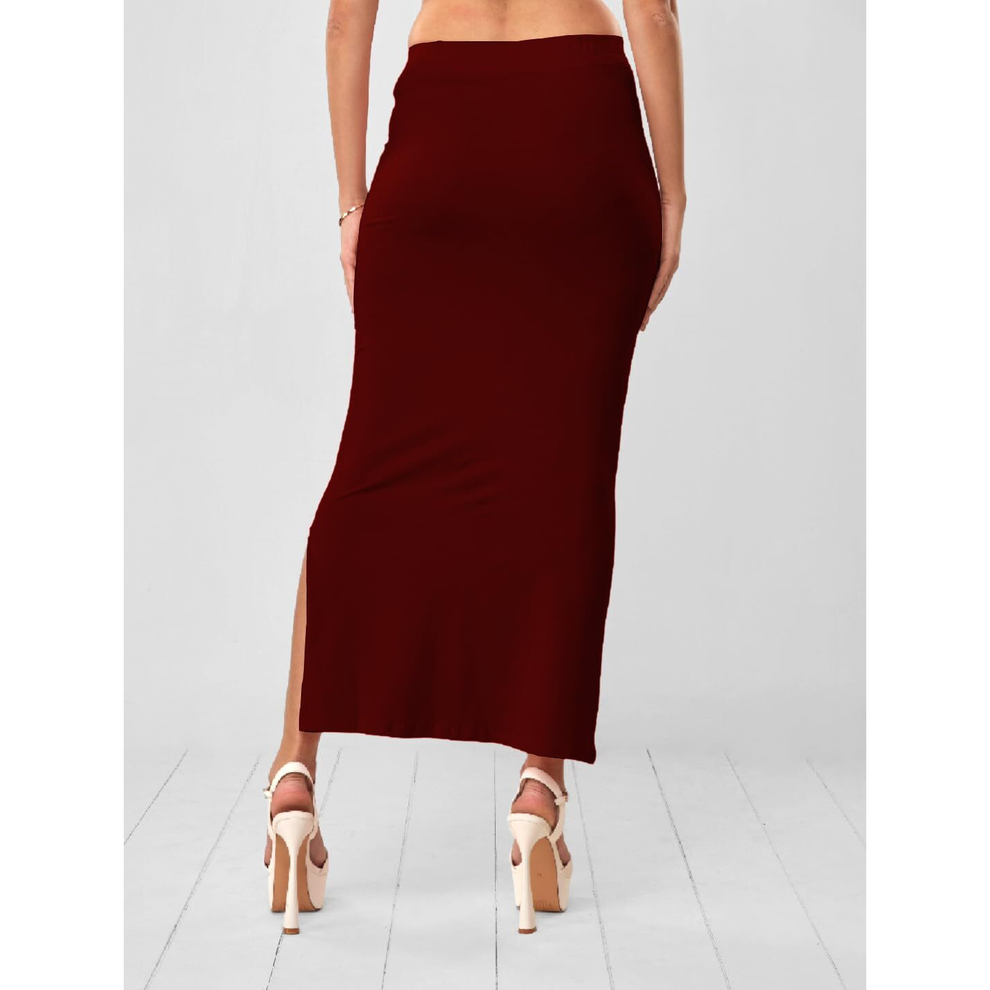 Lyra Women Saree Shaper (Petticoat) Maroon