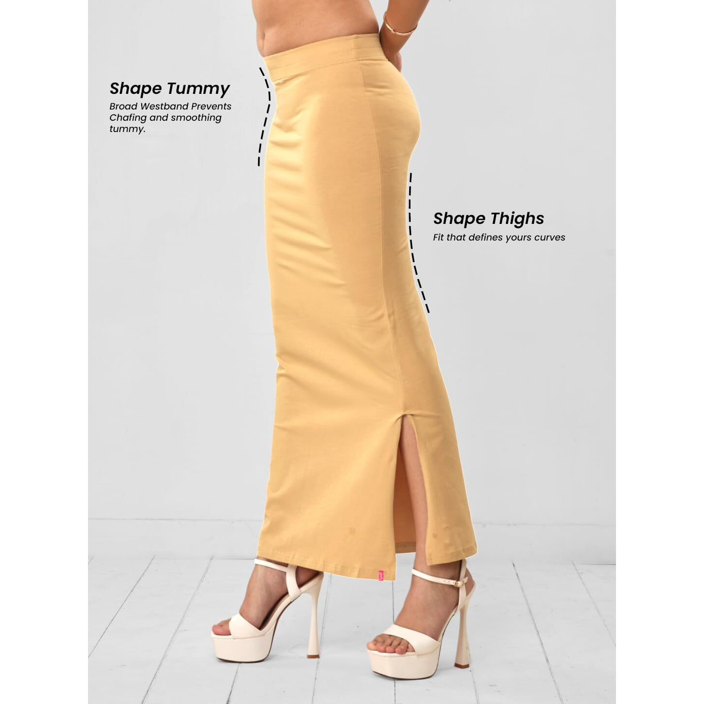 Lyra Women Saree Shaper (Petticoat) Skin