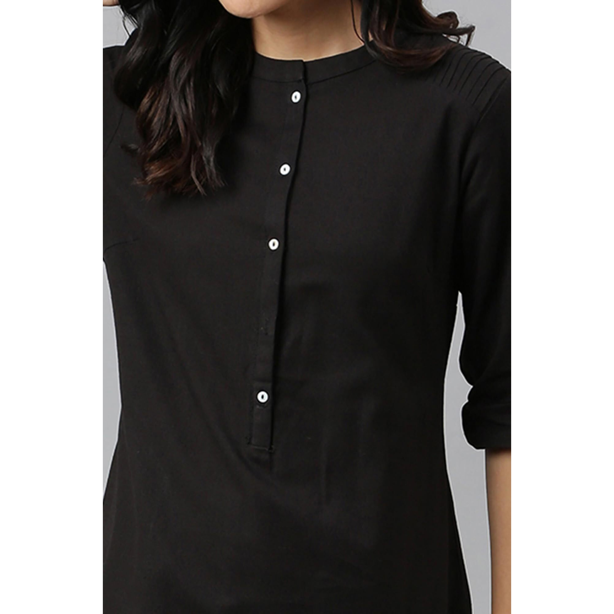 W For Woman Cotton Kurtas Combo | Straight Cotton Kurtas For Women Combo Pack Of 2 Light Blue