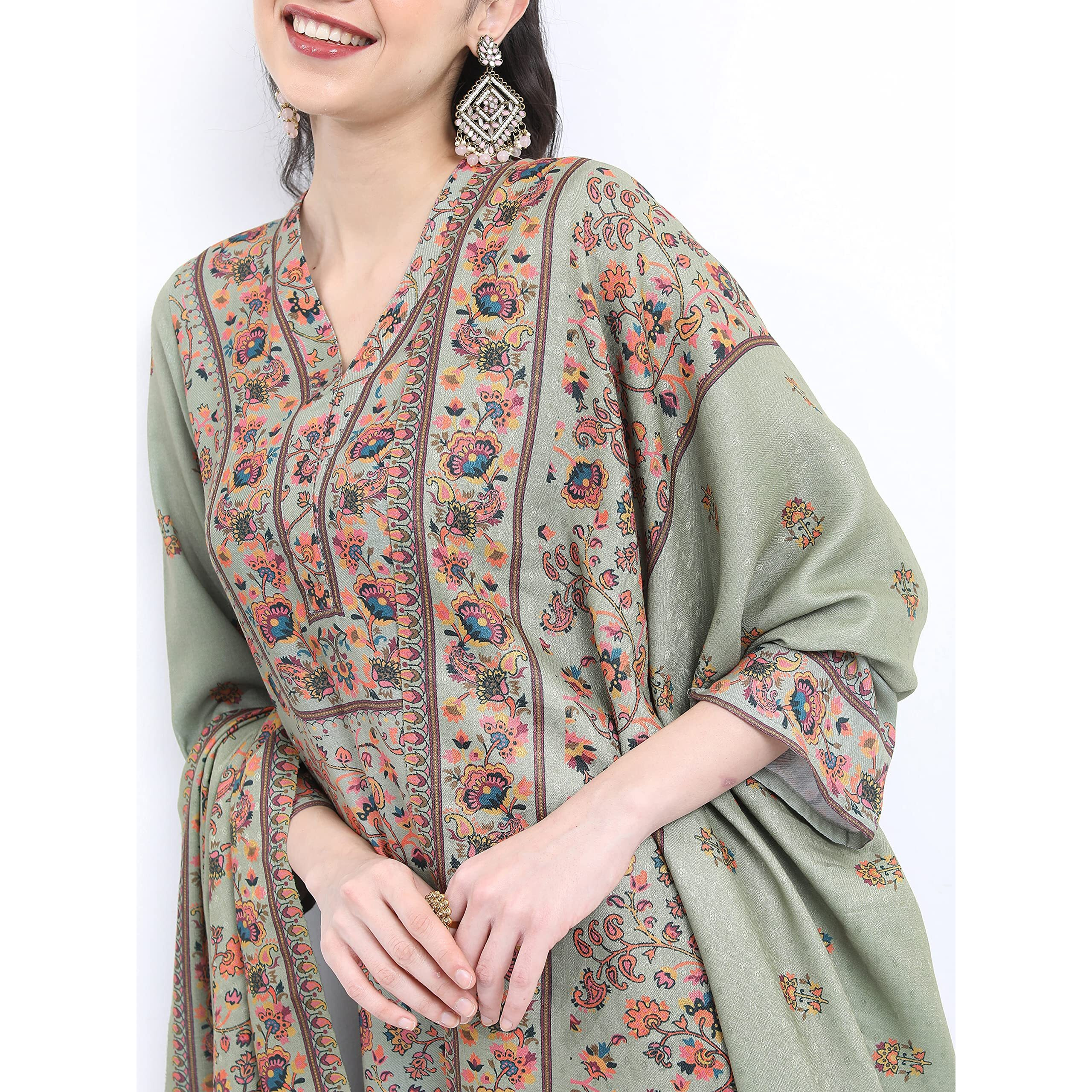 Ketch Polyester Womens Kurta With Palazzo (Khk3000529_Green