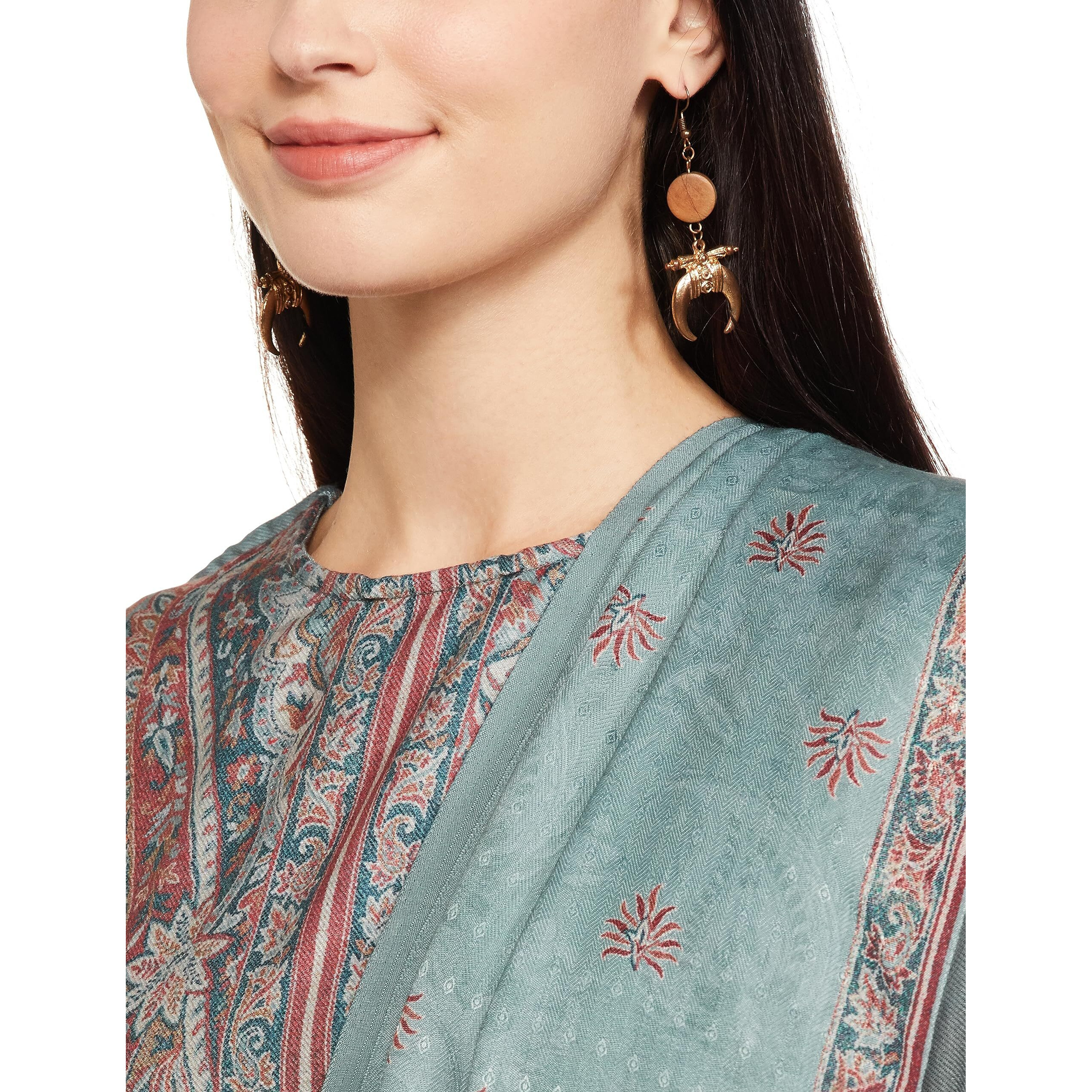 Ketch Polyester Womens Kurta With Palazzo (Khk3000533_Green