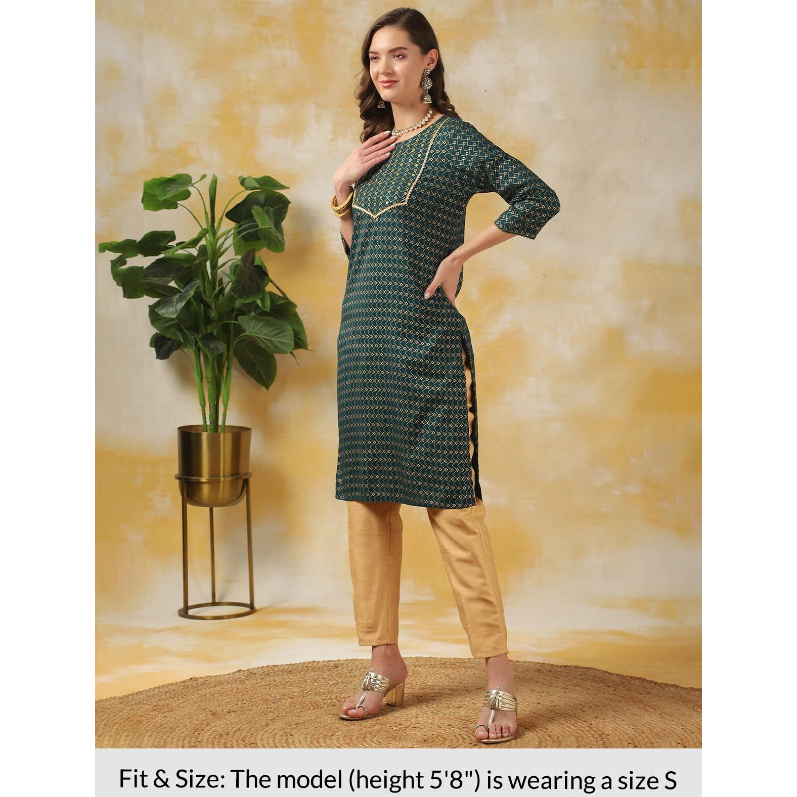 Rangita Teal Rayon Knee Length Embroidered Straight Kurti For Women | Kurta For Women_2Xl