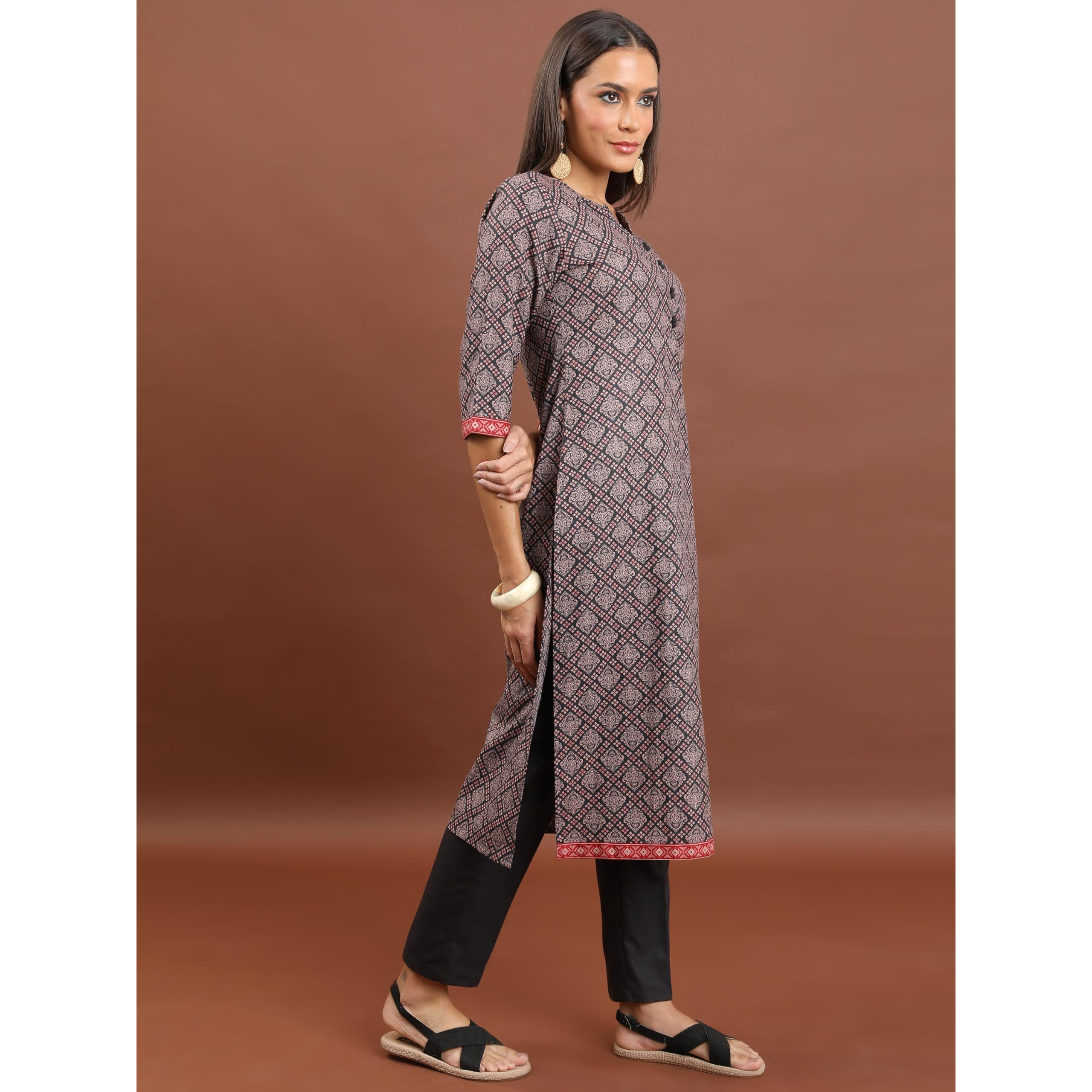Ketch Women's Polyester Kurta Set (Khk3001050_Yellow