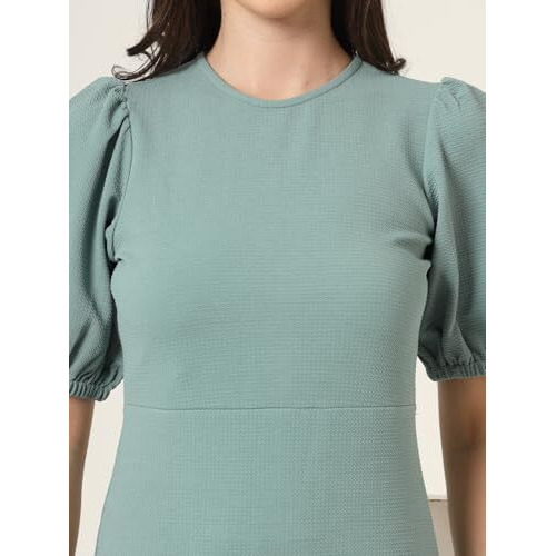 Style Quotient Women Green Knee Length Dress