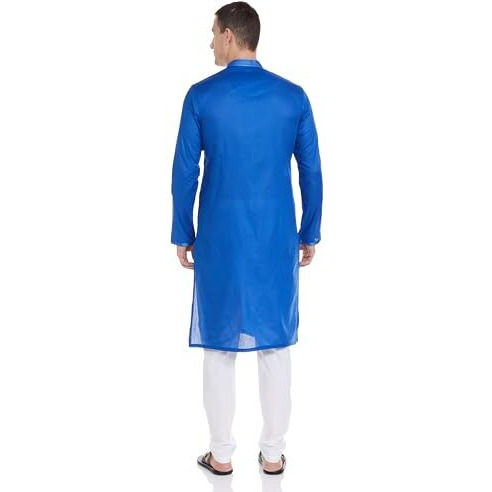 Manyavar Cotton Solid Casual Kurta Set For Men
