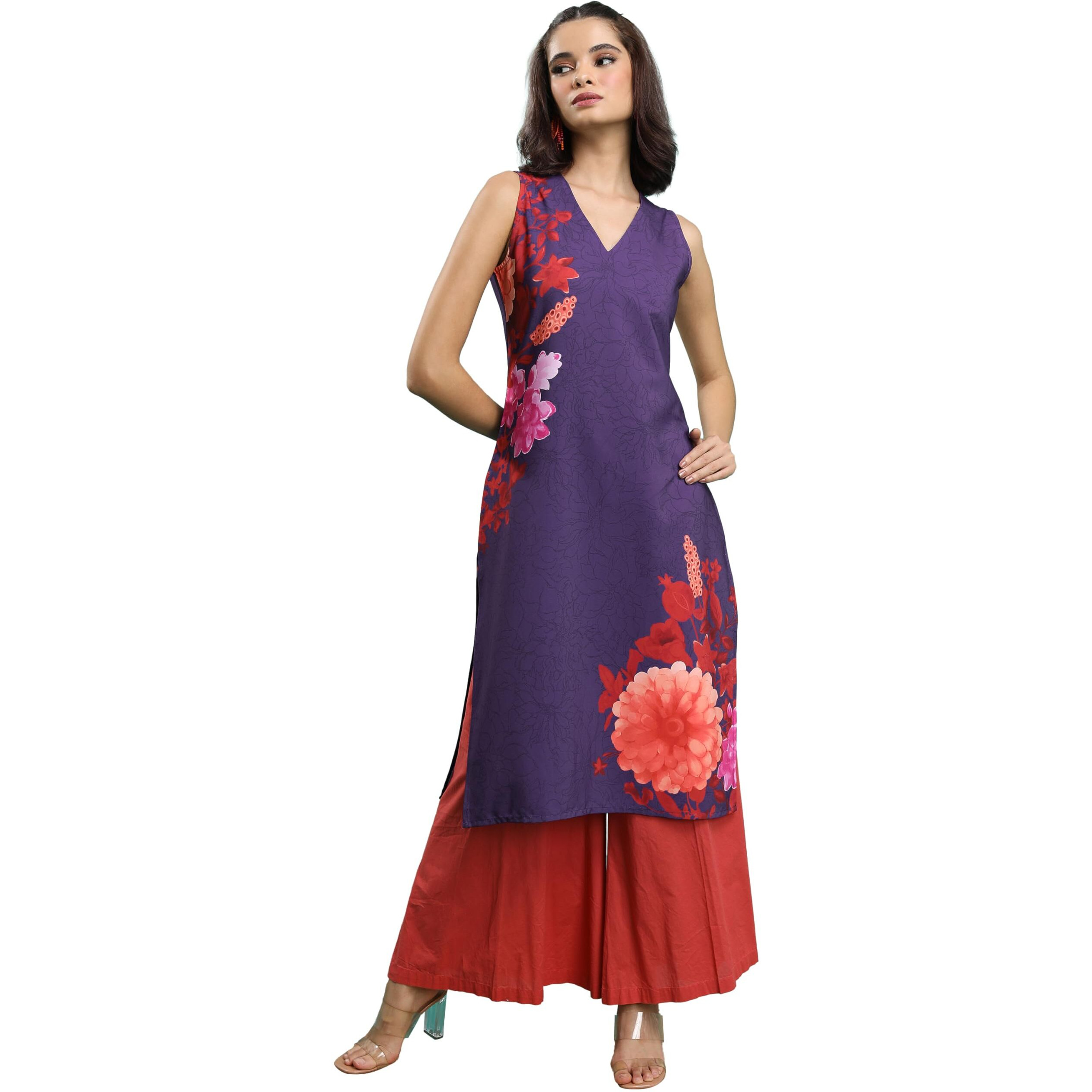 Ketch Women's Cotton Blend Regular Dress Shirt (Khku000424_Mauve