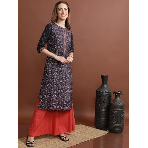 Ketch Women's Cotton Blend Regular Dress Shirt (Khku000452_Black