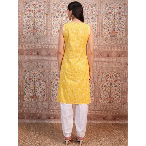 Ketch Women's Polyester Regular (Khku000587_Yellow