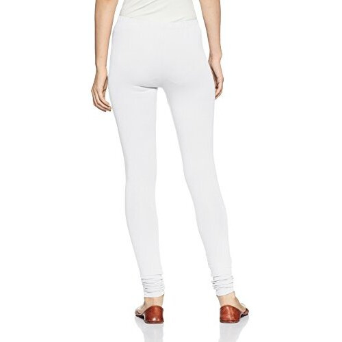 Soch White Cotton Solid Chudi