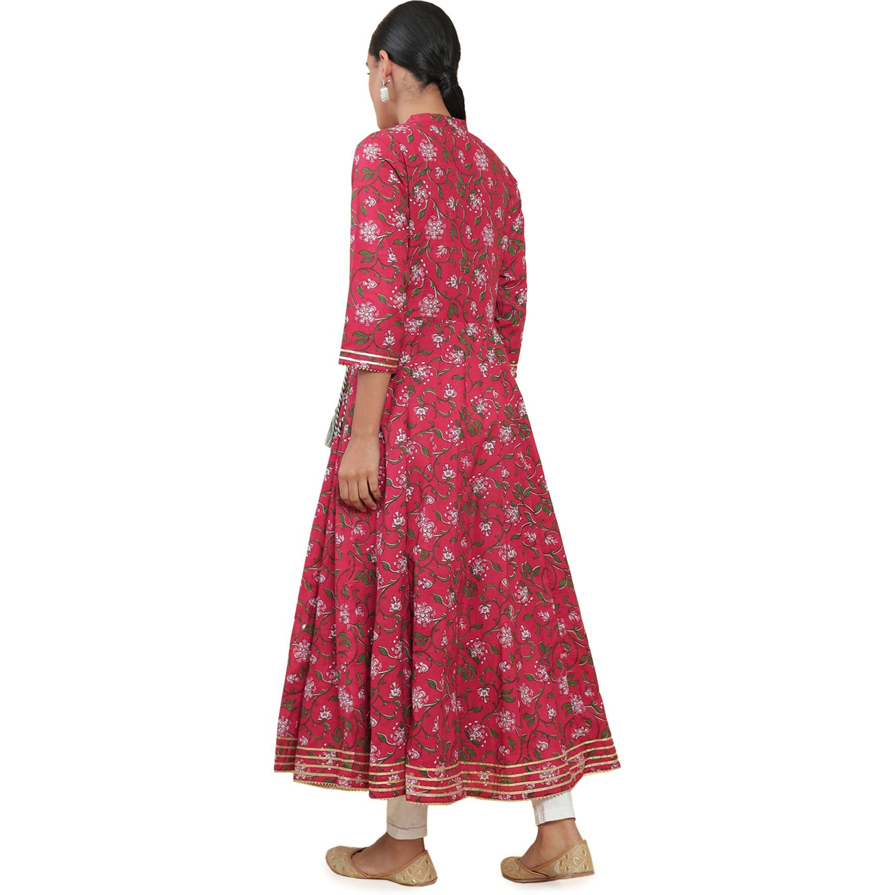 Soch Women Maroon Printed Kurta