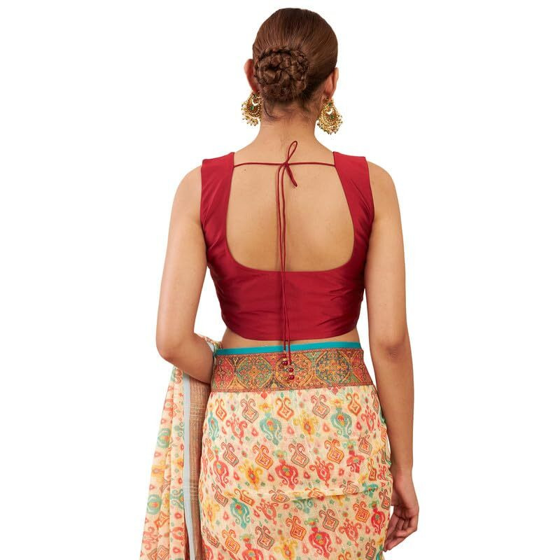 Soch Women's Regular Fit Blouse_Maroon 38