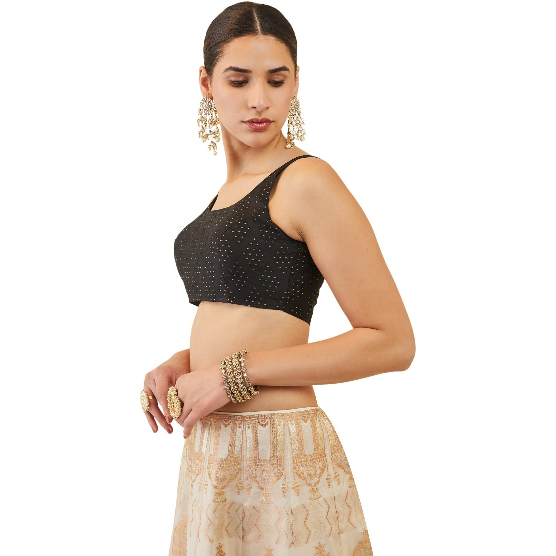Soch Women's Regular Fit Blouse_Black 36